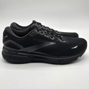 Brooks Ghost 15 Triple Black Running Shoes 1103934E020 Mens Size 10 4E EEEE